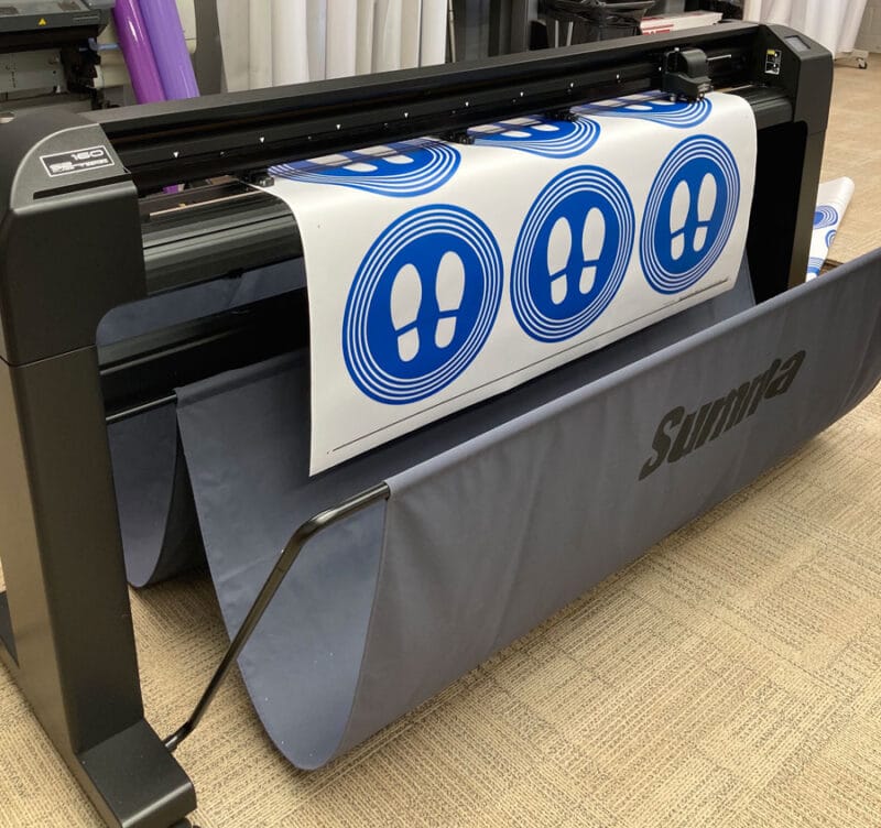 Our T-Series Cutter in action - fast and efficient. - The Styleworks