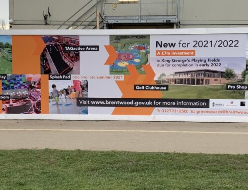 King George Playing Fields Hoarding